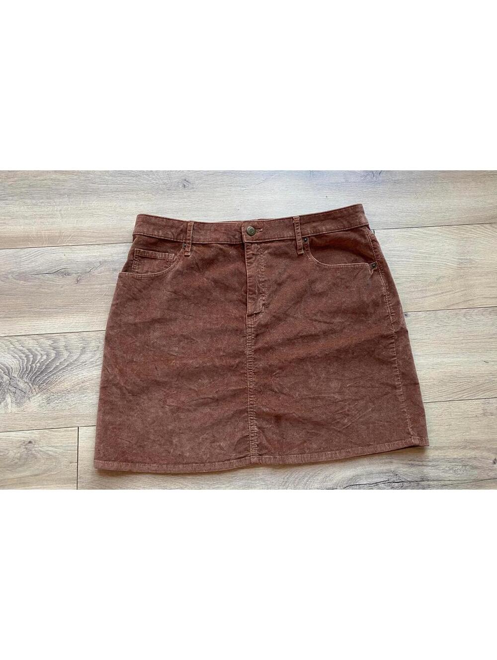 Old Navy brown soft mini skirt size 12